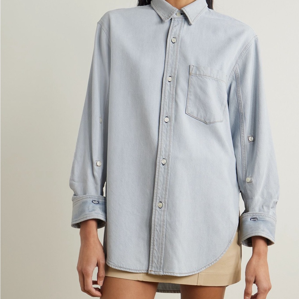 Citizens Of Humanity Light Blue Button Down Shirt